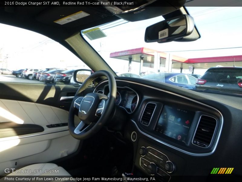 Redline Red Tri-coat Pearl / Black/Pearl 2016 Dodge Charger SXT AWD
