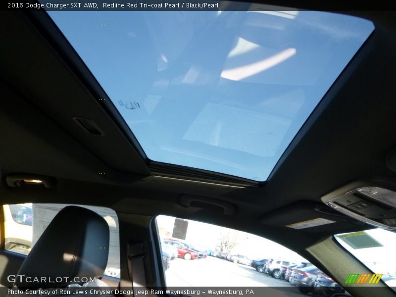 Redline Red Tri-coat Pearl / Black/Pearl 2016 Dodge Charger SXT AWD