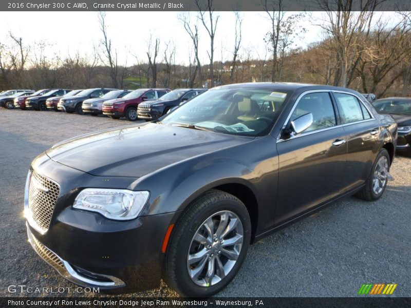 Granite Crystal Metallic / Black 2016 Chrysler 300 C AWD