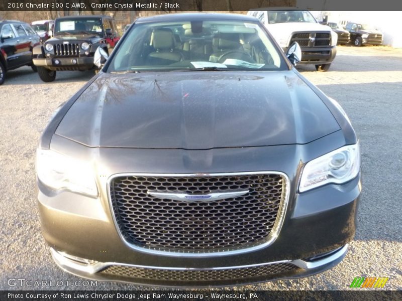 Granite Crystal Metallic / Black 2016 Chrysler 300 C AWD