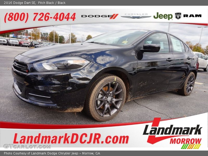 Pitch Black / Black 2016 Dodge Dart SE
