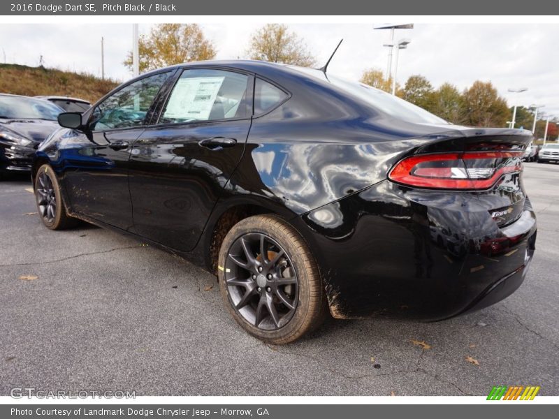 Pitch Black / Black 2016 Dodge Dart SE