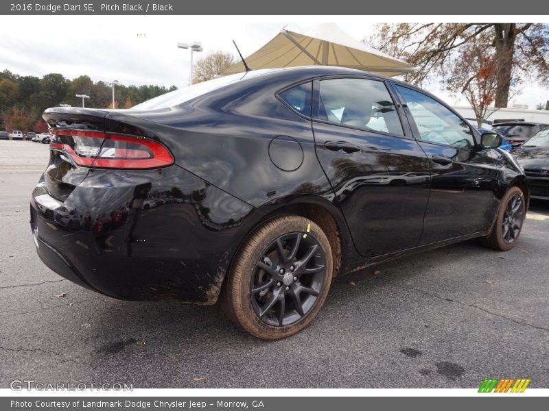 Pitch Black / Black 2016 Dodge Dart SE