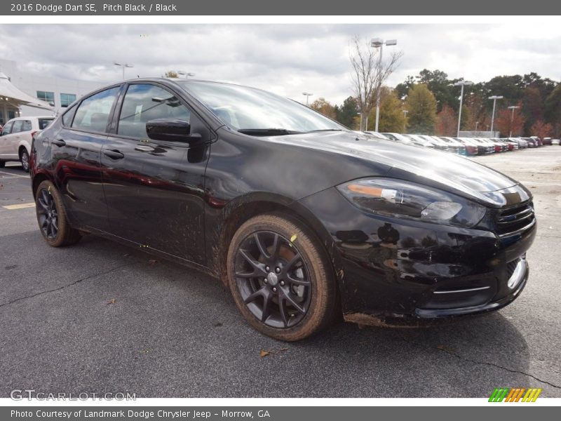 Pitch Black / Black 2016 Dodge Dart SE