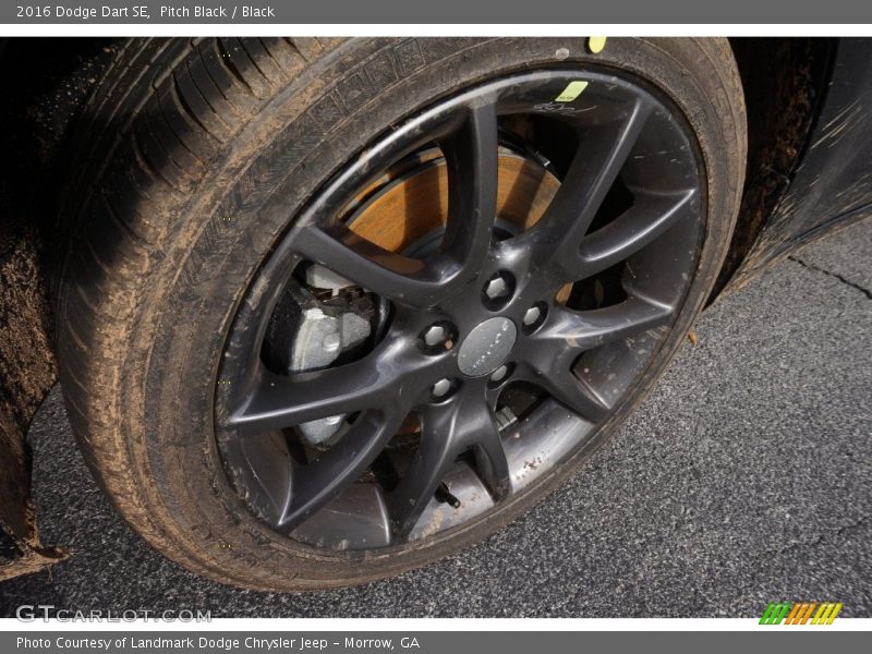Pitch Black / Black 2016 Dodge Dart SE
