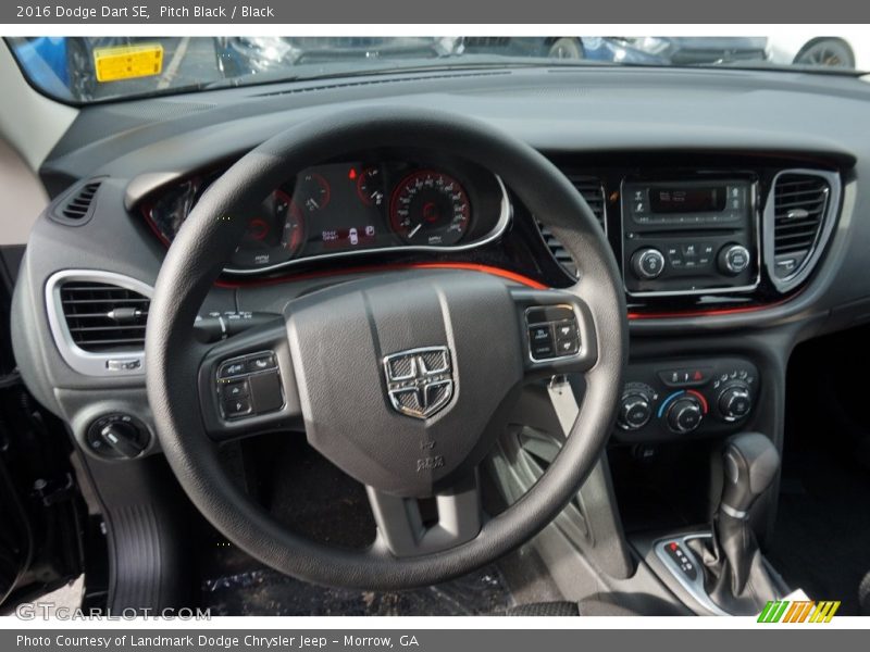 Pitch Black / Black 2016 Dodge Dart SE