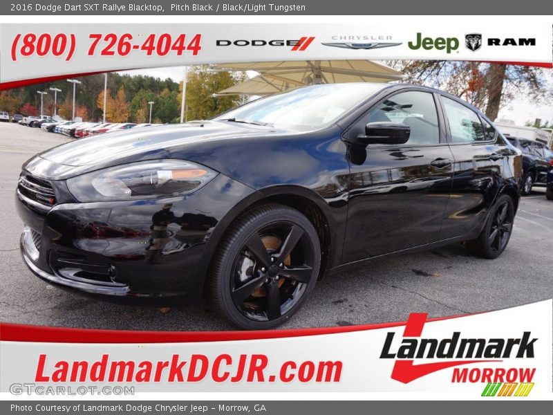 Pitch Black / Black/Light Tungsten 2016 Dodge Dart SXT Rallye Blacktop