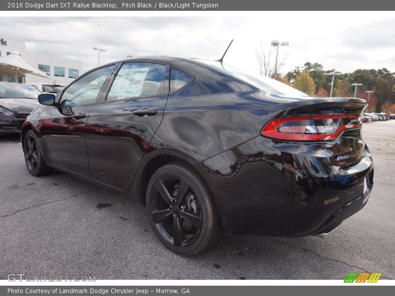 Pitch Black / Black/Light Tungsten 2016 Dodge Dart SXT Rallye Blacktop