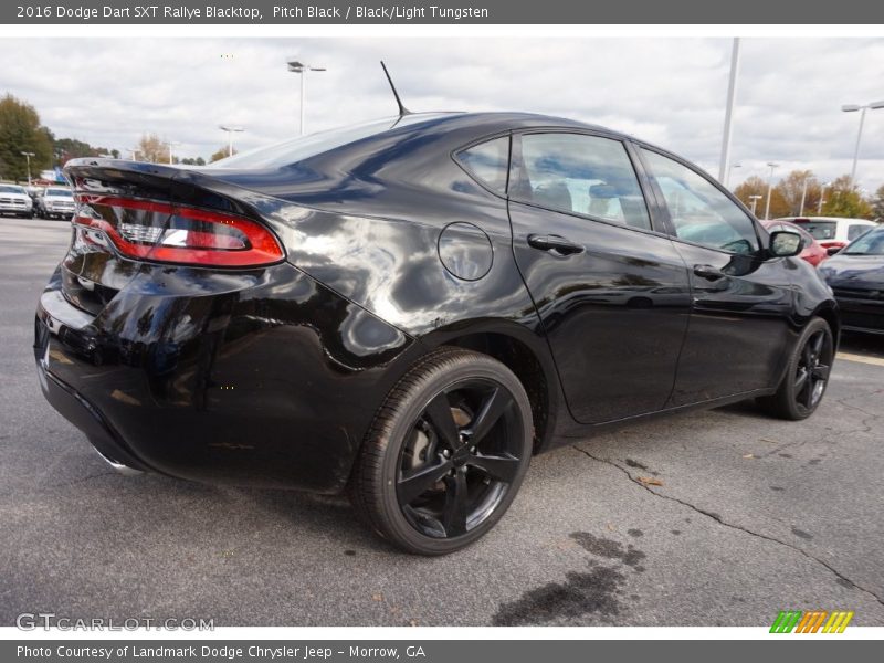 Pitch Black / Black/Light Tungsten 2016 Dodge Dart SXT Rallye Blacktop