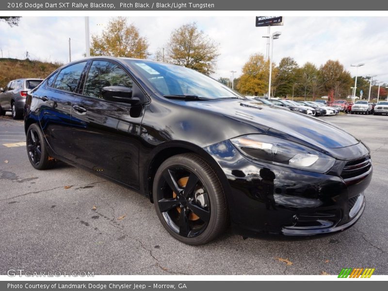 Pitch Black / Black/Light Tungsten 2016 Dodge Dart SXT Rallye Blacktop