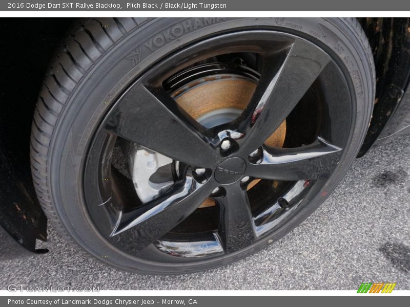 Pitch Black / Black/Light Tungsten 2016 Dodge Dart SXT Rallye Blacktop