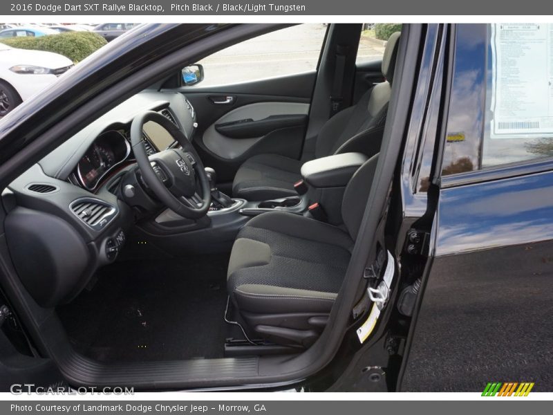 Pitch Black / Black/Light Tungsten 2016 Dodge Dart SXT Rallye Blacktop