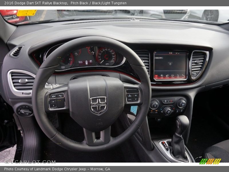 Pitch Black / Black/Light Tungsten 2016 Dodge Dart SXT Rallye Blacktop