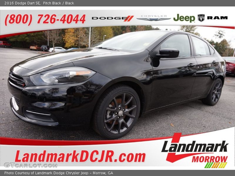 Pitch Black / Black 2016 Dodge Dart SE
