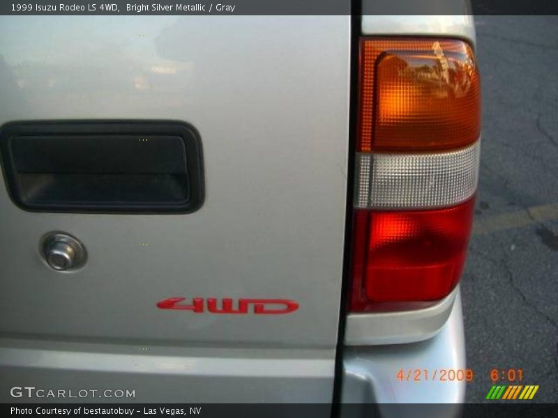 Bright Silver Metallic / Gray 1999 Isuzu Rodeo LS 4WD