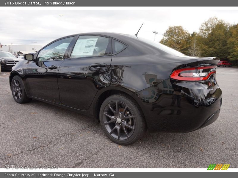 Pitch Black / Black 2016 Dodge Dart SE