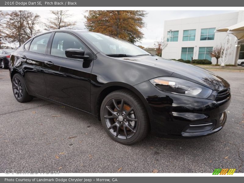 Pitch Black / Black 2016 Dodge Dart SE