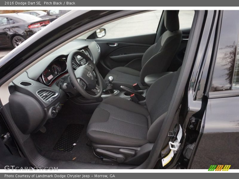 Pitch Black / Black 2016 Dodge Dart SE