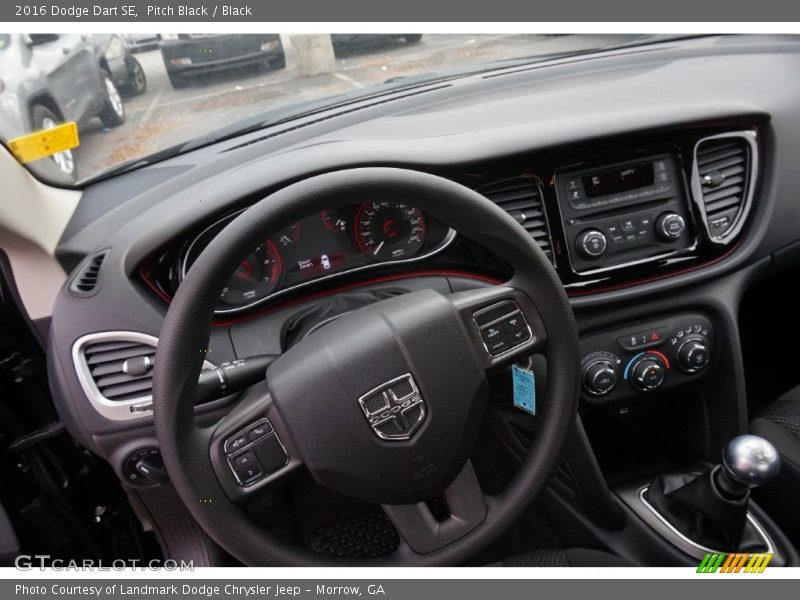 Pitch Black / Black 2016 Dodge Dart SE