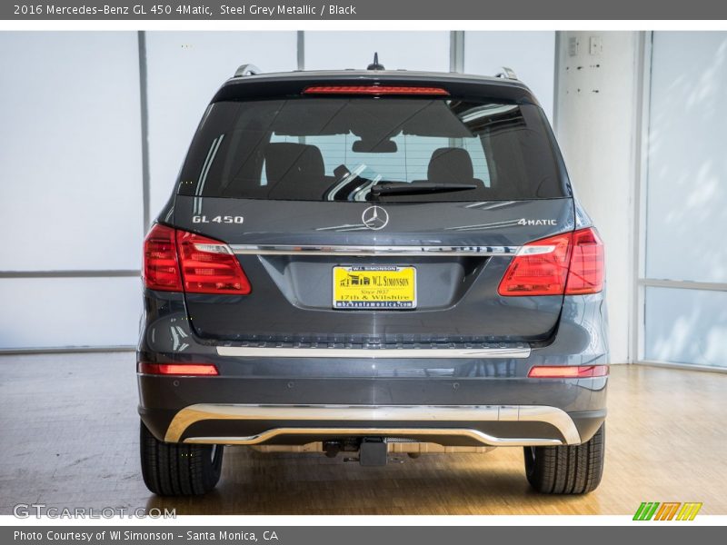 Steel Grey Metallic / Black 2016 Mercedes-Benz GL 450 4Matic