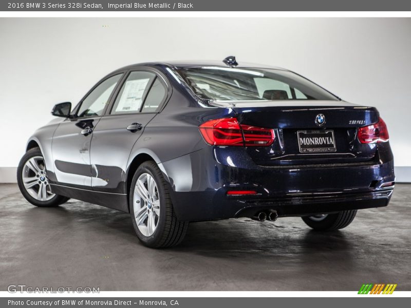 Imperial Blue Metallic / Black 2016 BMW 3 Series 328i Sedan