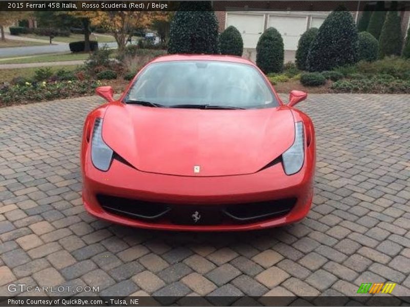 Rosso Scuderia (Red) / Beige 2015 Ferrari 458 Italia