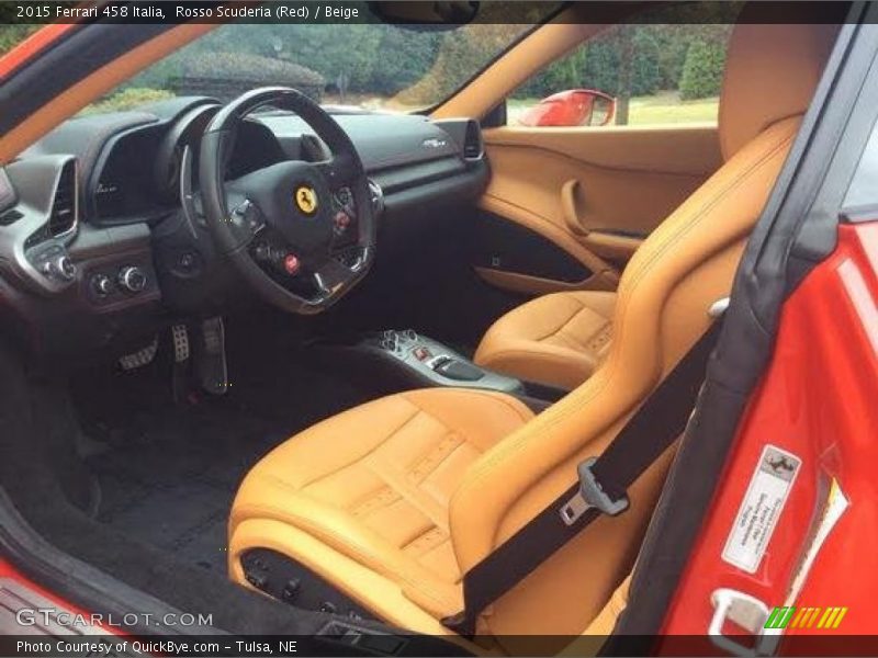  2015 458 Italia Beige Interior