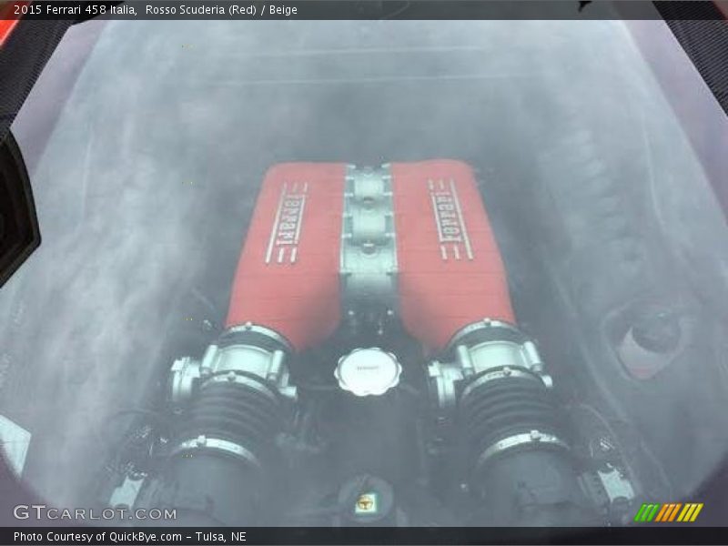 Rosso Scuderia (Red) / Beige 2015 Ferrari 458 Italia