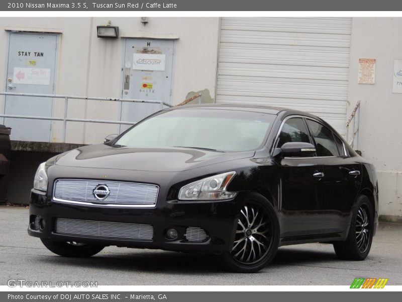 Tuscan Sun Red / Caffe Latte 2010 Nissan Maxima 3.5 S