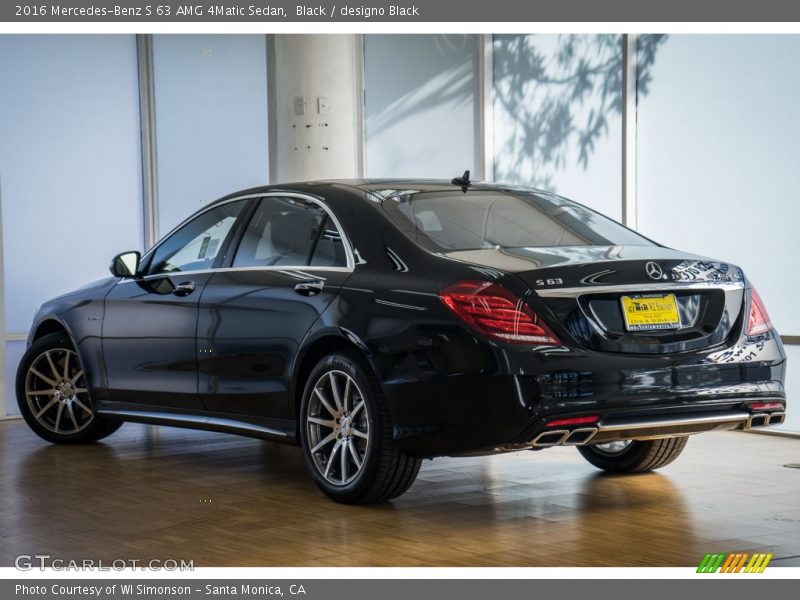 Black / designo Black 2016 Mercedes-Benz S 63 AMG 4Matic Sedan