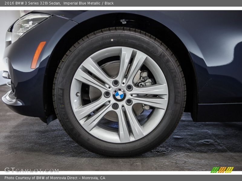 Imperial Blue Metallic / Black 2016 BMW 3 Series 328i Sedan
