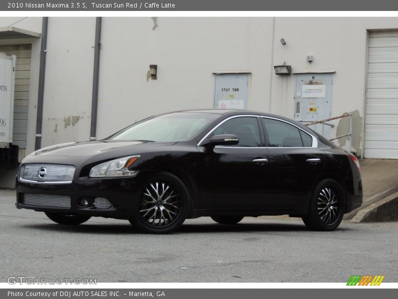 Tuscan Sun Red / Caffe Latte 2010 Nissan Maxima 3.5 S
