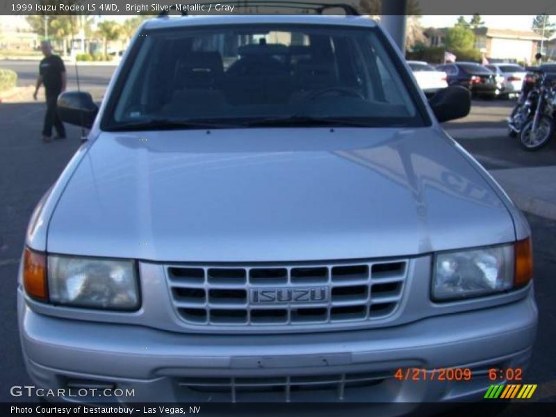 Bright Silver Metallic / Gray 1999 Isuzu Rodeo LS 4WD