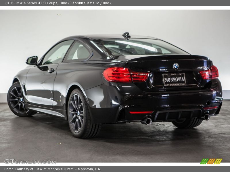 Black Sapphire Metallic / Black 2016 BMW 4 Series 435i Coupe