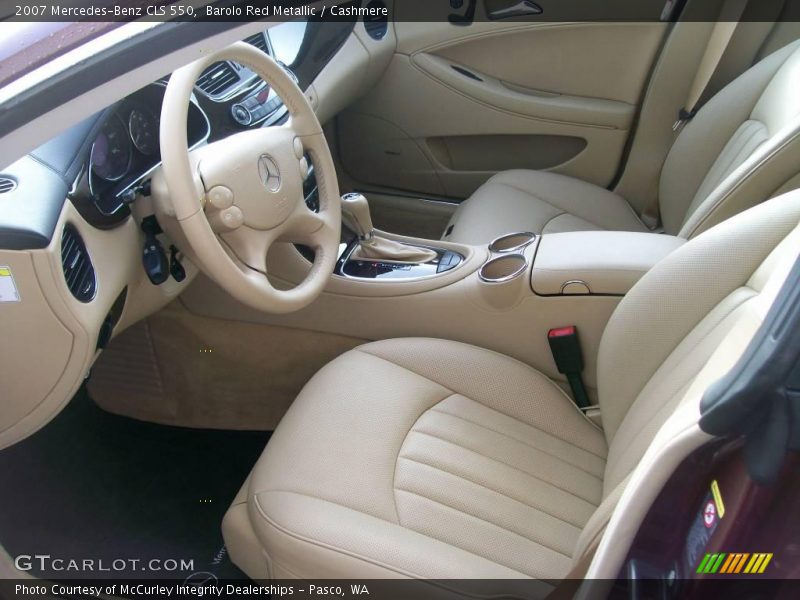 Barolo Red Metallic / Cashmere 2007 Mercedes-Benz CLS 550