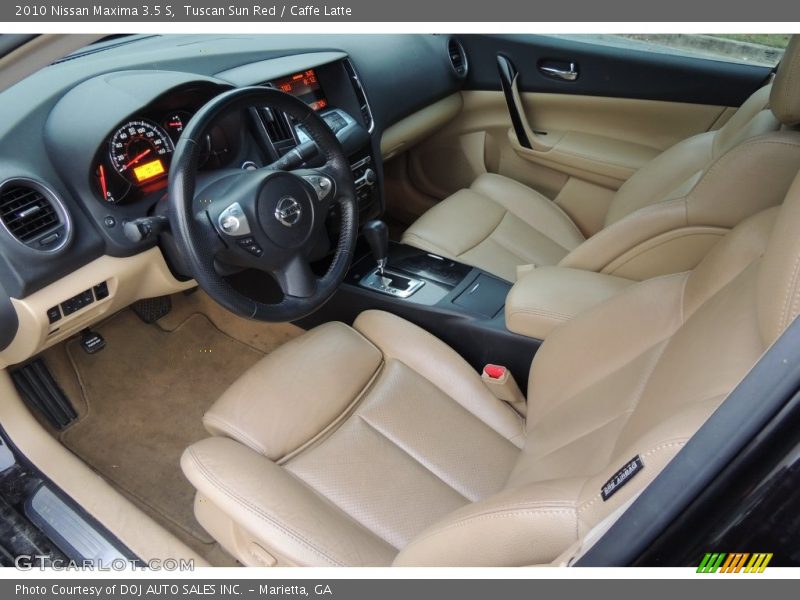 Tuscan Sun Red / Caffe Latte 2010 Nissan Maxima 3.5 S