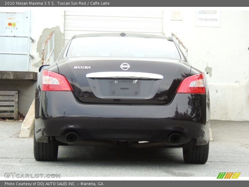Tuscan Sun Red / Caffe Latte 2010 Nissan Maxima 3.5 S
