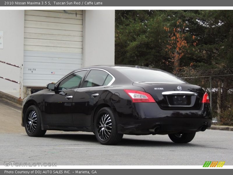 Tuscan Sun Red / Caffe Latte 2010 Nissan Maxima 3.5 S