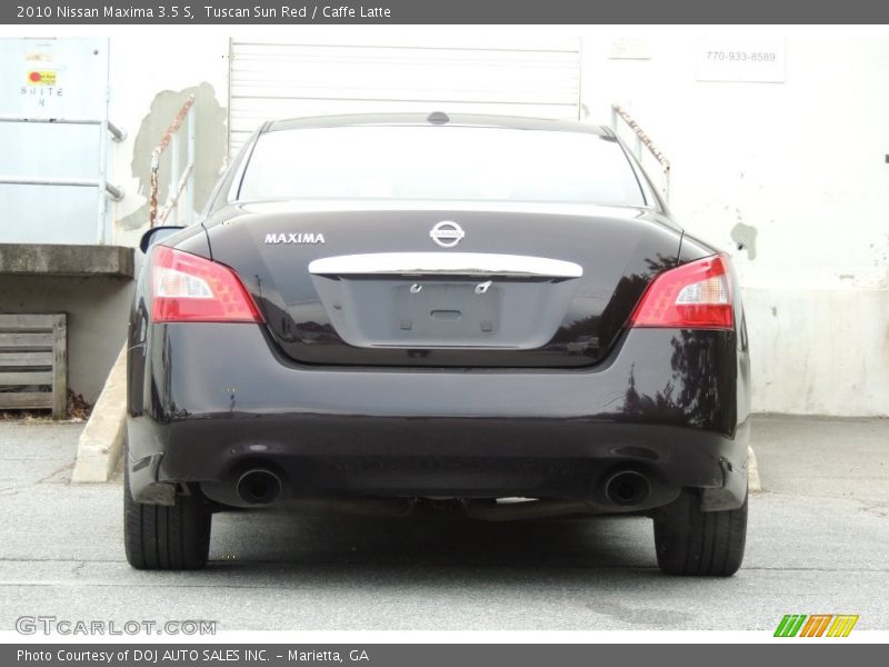 Tuscan Sun Red / Caffe Latte 2010 Nissan Maxima 3.5 S