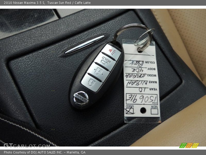 Tuscan Sun Red / Caffe Latte 2010 Nissan Maxima 3.5 S