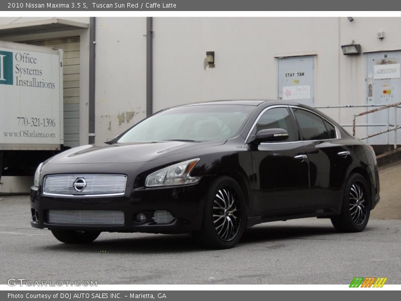 Tuscan Sun Red / Caffe Latte 2010 Nissan Maxima 3.5 S