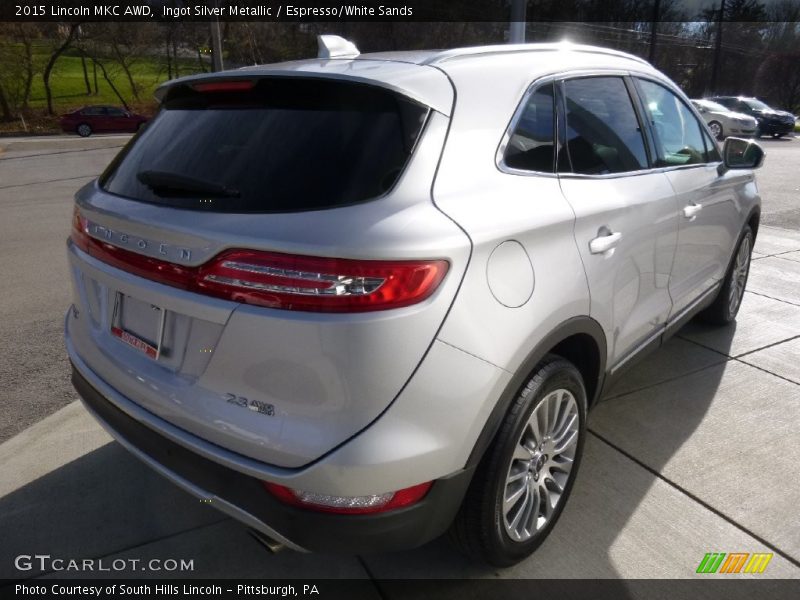 Ingot Silver Metallic / Espresso/White Sands 2015 Lincoln MKC AWD