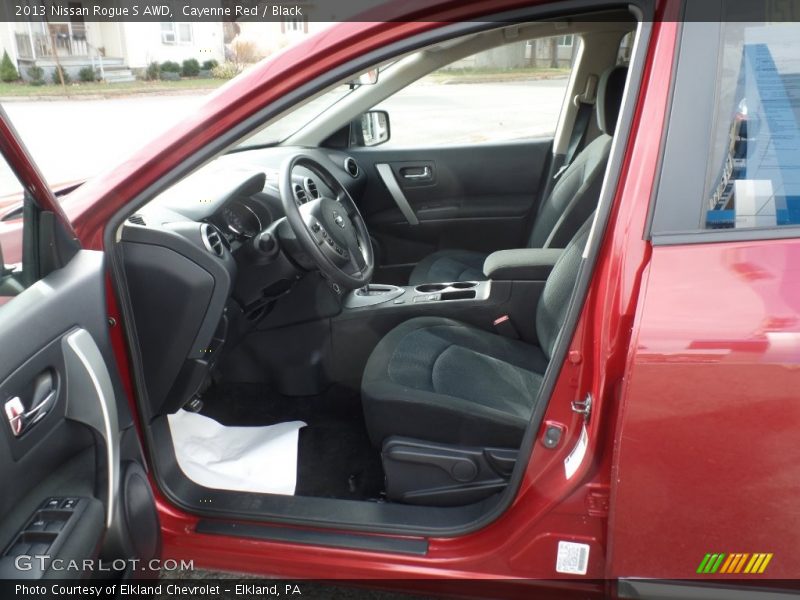 Cayenne Red / Black 2013 Nissan Rogue S AWD