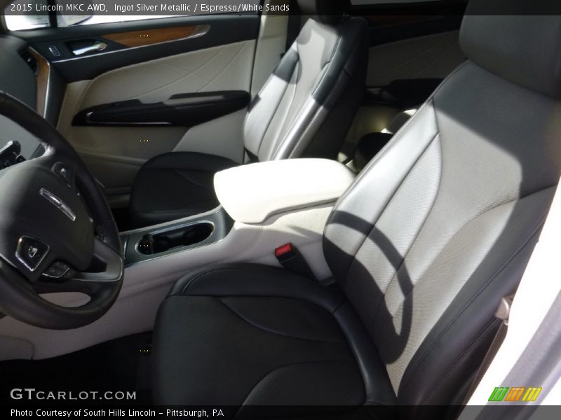 Ingot Silver Metallic / Espresso/White Sands 2015 Lincoln MKC AWD