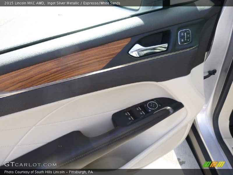 Ingot Silver Metallic / Espresso/White Sands 2015 Lincoln MKC AWD