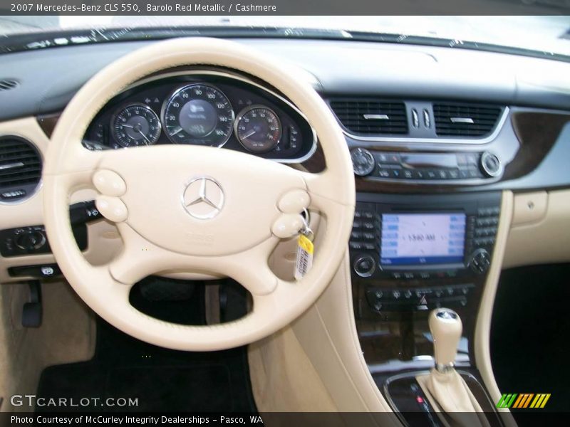 Barolo Red Metallic / Cashmere 2007 Mercedes-Benz CLS 550