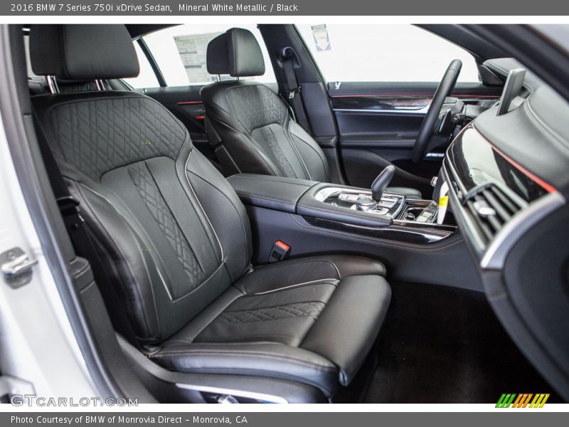 Front Seat of 2016 7 Series 750i xDrive Sedan