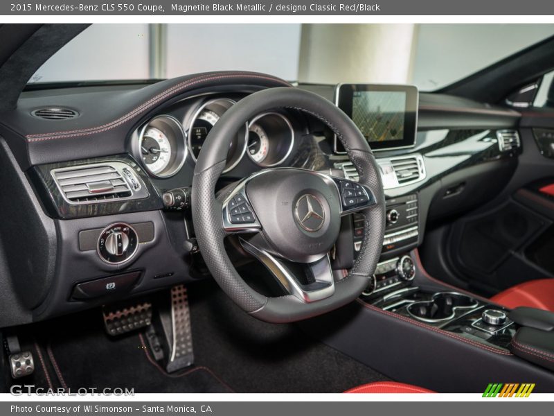 designo Classic Red/Black Interior - 2015 CLS 550 Coupe 