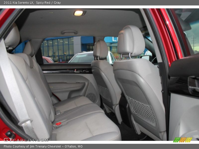 Spicy Red / Gray 2011 Kia Sorento LX