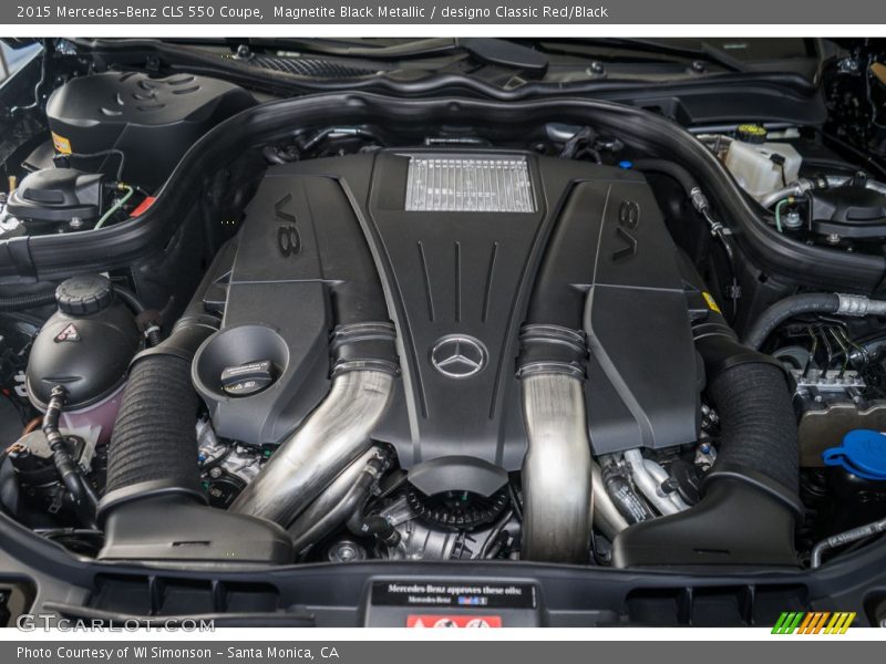  2015 CLS 550 Coupe Engine - 4.7 Liter DI Twin-Turbocharged DOHC 32-Valve VVT V8